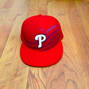 Philadelphia Phillies USA Hat 7 3/8 MLB